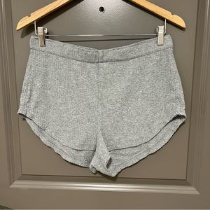 FREE PEOPLE MOVEMENT Luxe Rib Short in Heather Gray Size M